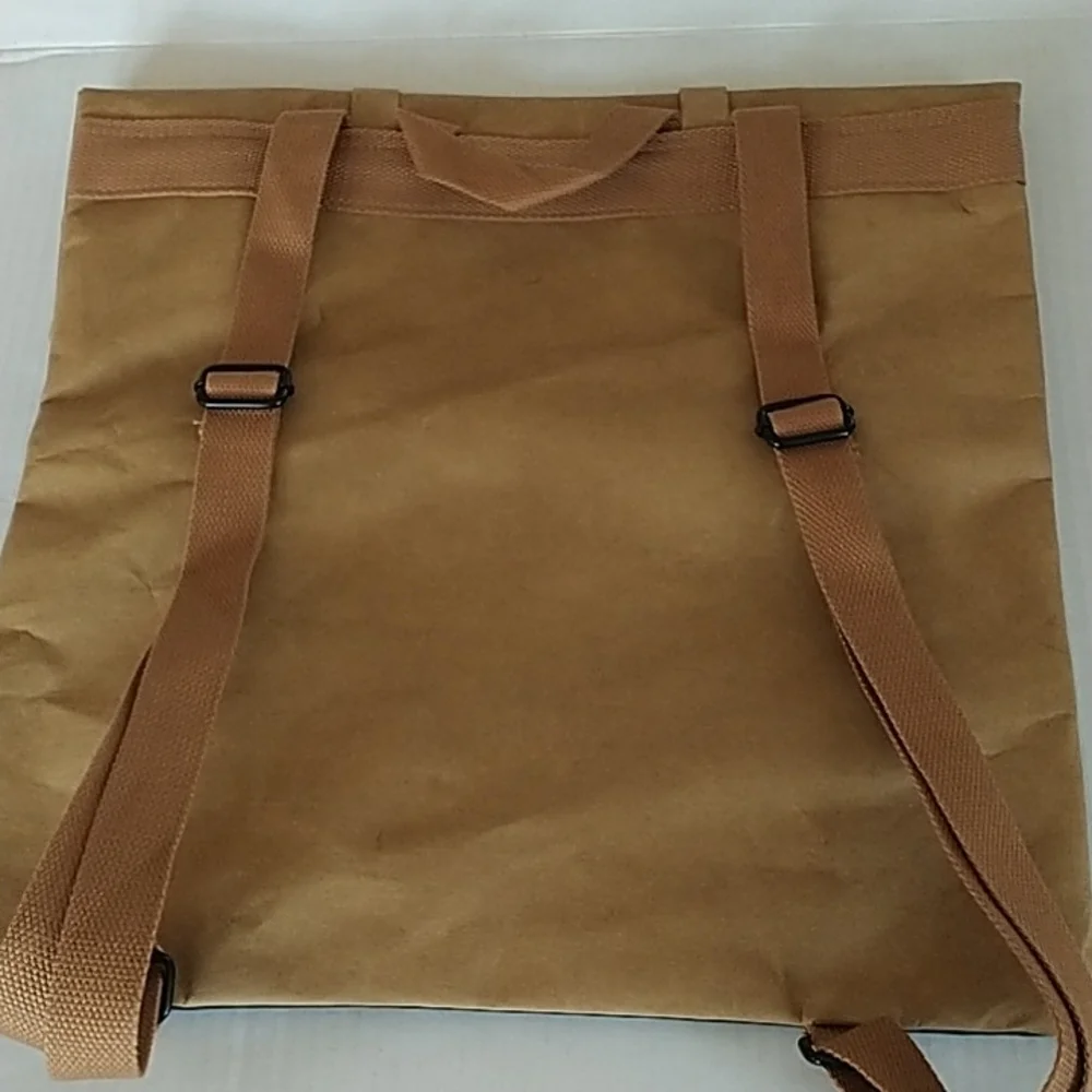 LANZA Washable Paper Messenger Bag